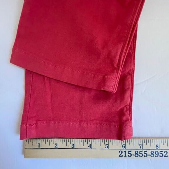 Pistola Womens Jeans Pink High Rise Utility Crop Straight Super Stretch Size 30 - Picture 16 of 16